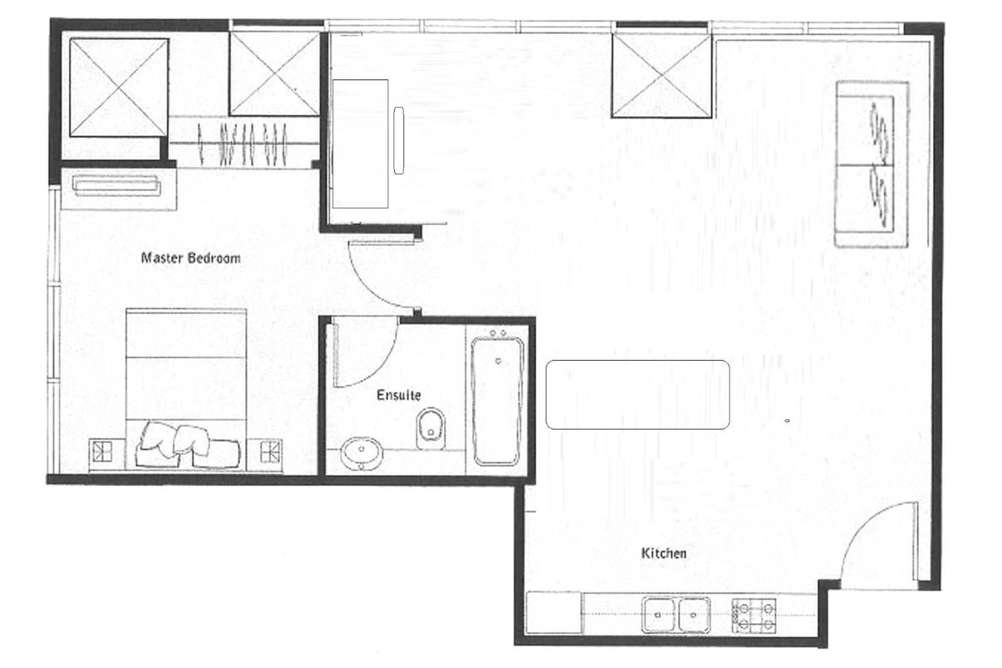 Sky Villas Apartments Bangkok Habitación foto